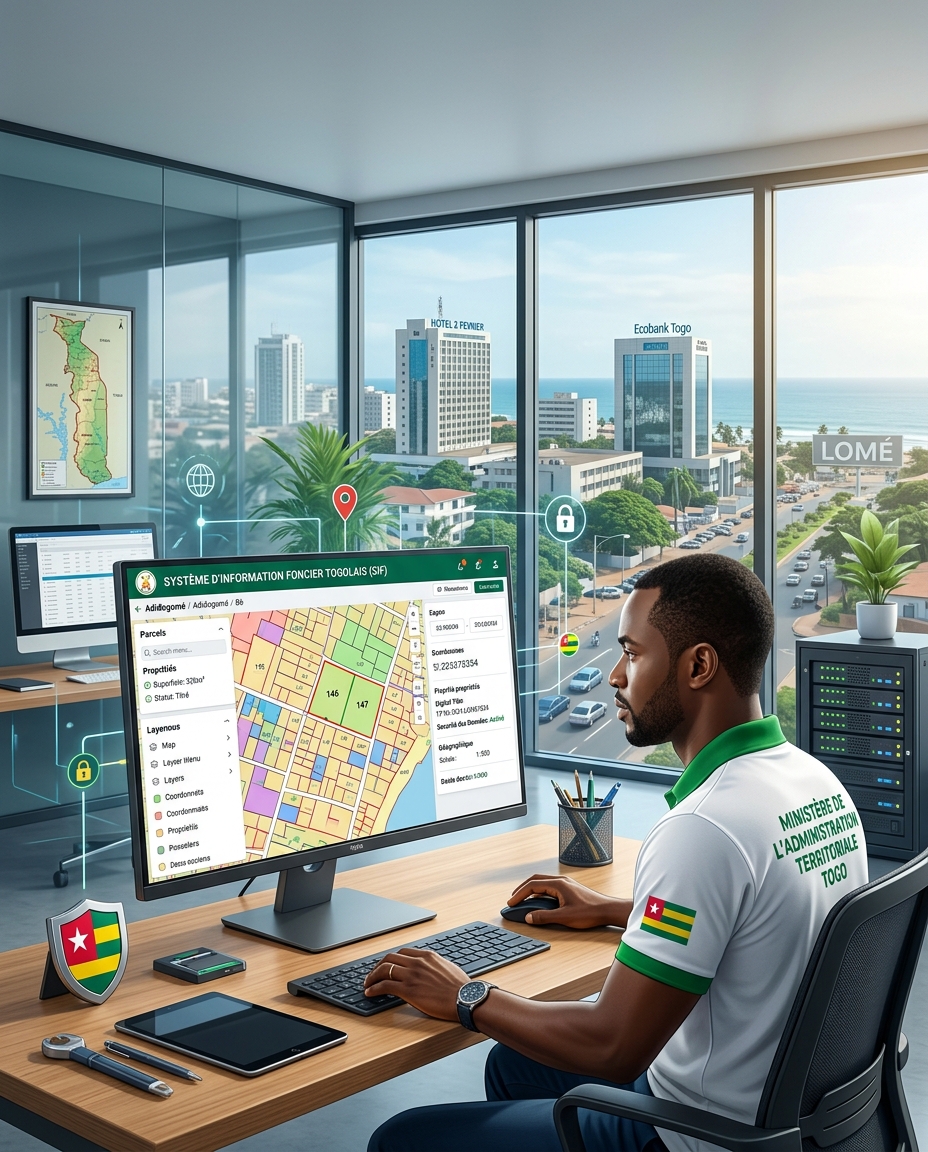 Modernisation du Cadastre au Togo : OTR digitalise le dépôt des plans parcellaires pour sécuriser le foncier
